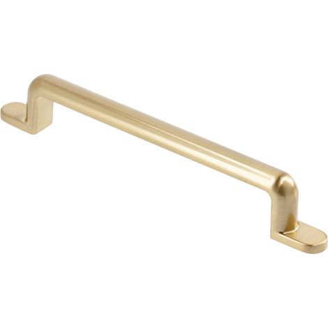 Hochwertiger Möbelgriff Designgriff Schubladengriff Schrankgriff massiv Zamak Champagner 160mm (1/2)