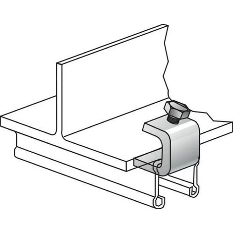 Hilti 304194 - Clip étau galvanisé à chaud MQT-C22-F - Pack de 10