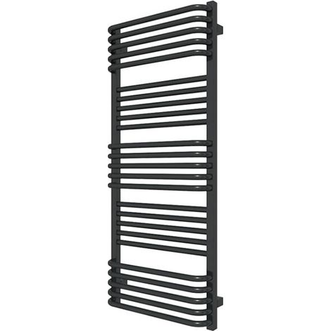 Scaldasalviette misto nero - (HxL) 1580x500 mm - 800 Watts - 946 Watt - POL1580-500SOAZ8N (1/5)