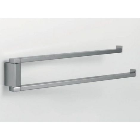 Colombo Design Miniq porta salviette doppio 33 cm a snodo cromato codice prod: B50120CR