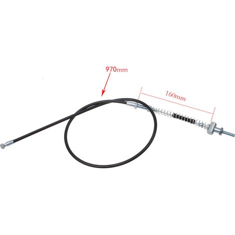 Kit de câbles de frein à tambour avant GOOFIT ATV, compatible avec les modèles de freins à tambour chinois et occidentaux, motos et karts. (1/4)