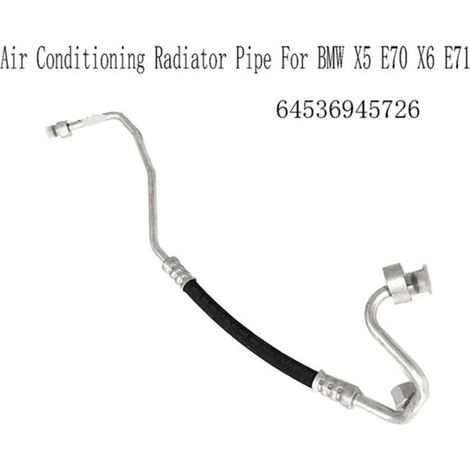 Disponible en une seule couleur : voir photo. Matériaux : plastique et métal. (Tuyau de refroidissement pour climatisation automobile, dissipation de chaleur du système de refroidissement)