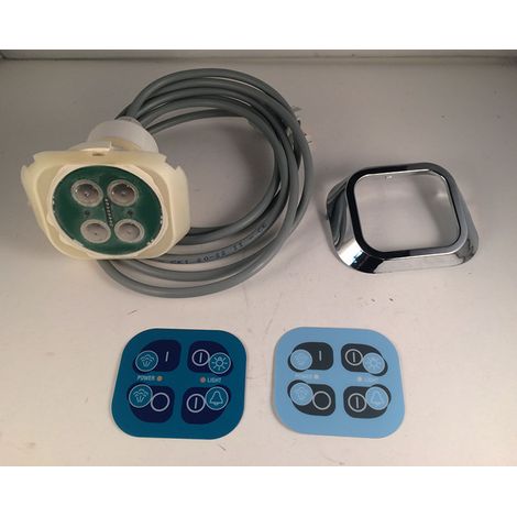 Pannello Comandi Sauna + Allarme box doccia (CROMO) Vitaviva - Villeroy e Boch 497967 (1/4)