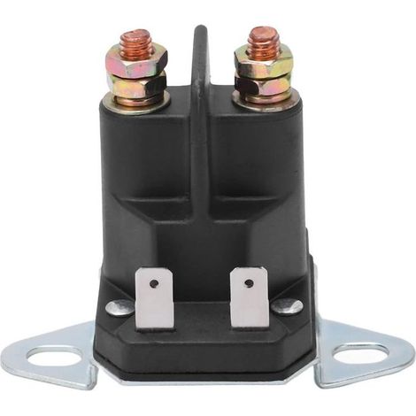 12V Solénoïde Relais Remplacement Bobine en Laiton Démarreur de Moteur Tondeuse à Gazon Démarreur pour VTT Motoneige (1/5)