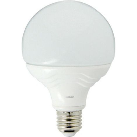 Ampoule LED G95 avec culot E27, 13,5 W (équivalent 75 W), lumière blanche chaude 2700 K, dimmable par interrupteur (10 % – 50 % – 100 %), idéale pour lustres, appliques et lampes à poser (1/5)