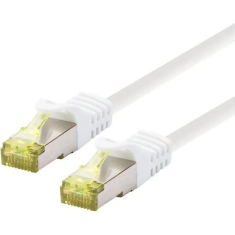 Cavo patch professionale LOGON SFTP/AWG26/LSOH 5M CAT6A 500MHz - Bianco, TCR6ASS050WH