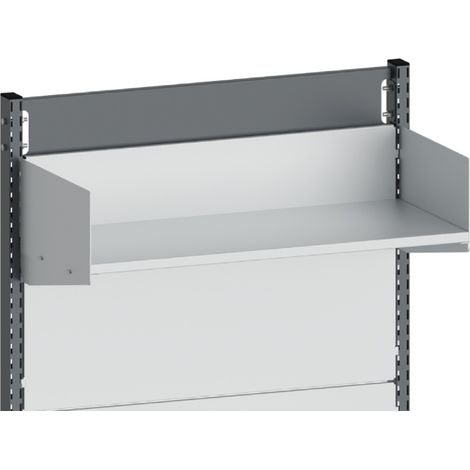 PROVOST - Kit tablette écritoire Kombineo gris (RAL 7035) - Mélaminé - 900 x 350 mm - 40 kg