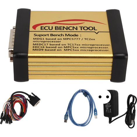 Outil Diagnostic ECU Bench V1.2 Programmateur Lecture/Écriture Puce Moteur Métal Robuste pour TriCore MPC5xx Aurix (1/5)