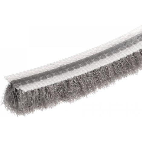 Brosse élastique pour fente de carte d'étanchéité fenêtres, 1/4 po x 5/16 32,8 pi (1/5)