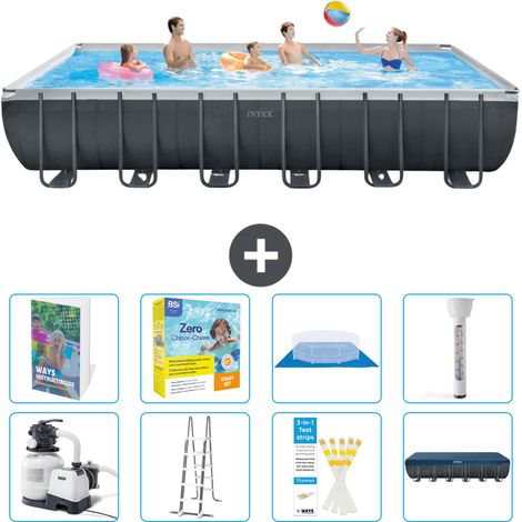 Ultra XTR Pool Rechteckig - 732x366x132 cm - 9-teilig S532
