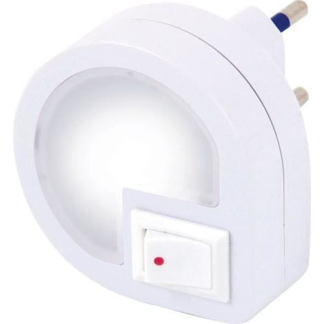 DROPLED: Veilleuse LED avec interrupteur ON/OFF, blanche (1/4)