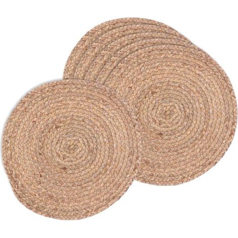 Gewebte Tischsets aus Seegras, 6er-Set