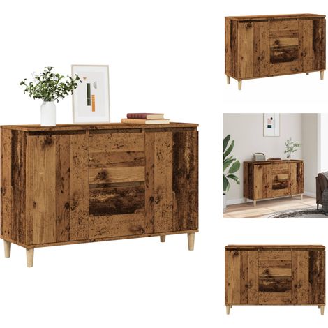 Sideboard Altholz-Optik 102x35x70 cm Holzwerkstoff - Sideboard - Sideboards - Seitenschrank - Seitenschränke (1/5)