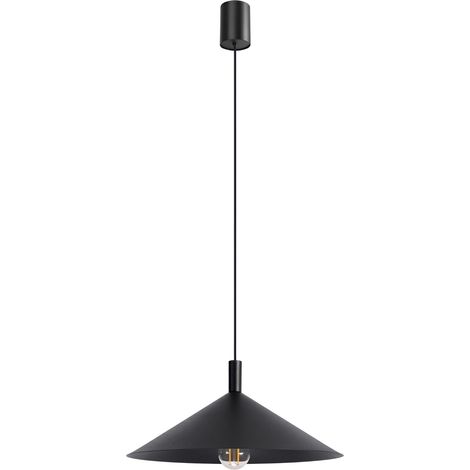 Hängeleuchten NOX schwarz 1xE27 40cm Stahl Sollux (1/5)