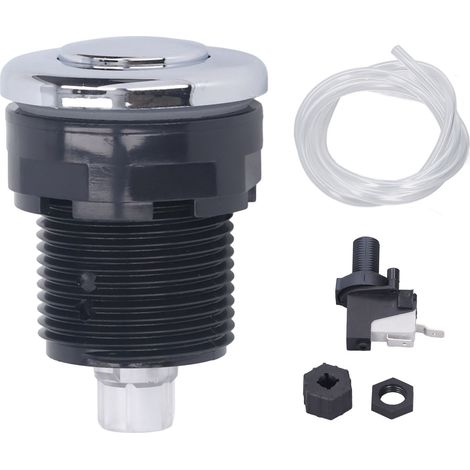 Interrupteur pneumatique pour broyeur d'évier, tête en acier inoxydable, interrupteur pneumatique flexible pour baignoire spa, 125-250 V, 34 boutons (1/5)