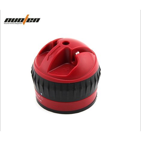Aiguiseur couteau 2 étages ventouse rond, outil affûtage lame ronde pour cuisine. (1/5)