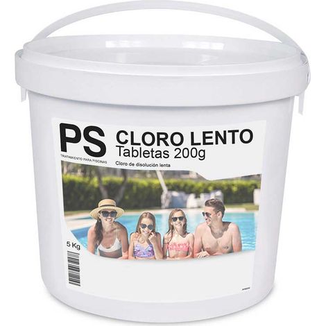 Cloro Piscina Tabletas 200 gr - 5 y 25 Kg  Tamaño: 5 Kg