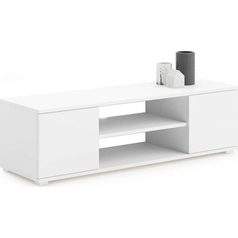Armadio RTV 155 cm Scandinavo gambe bianche plastica