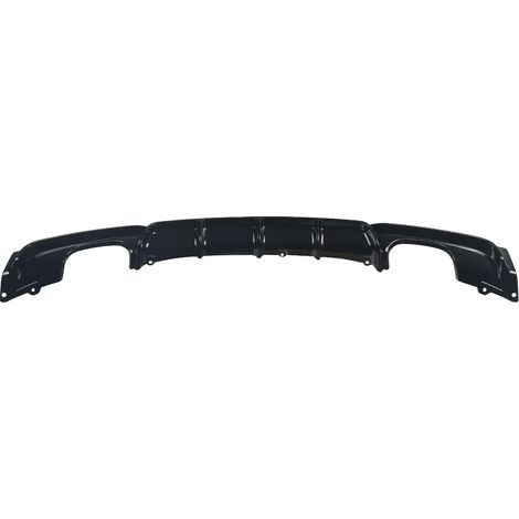 Difusor trasero para parachoques, estilo M Performance, fácil instalación, negro brillante. (1/2)