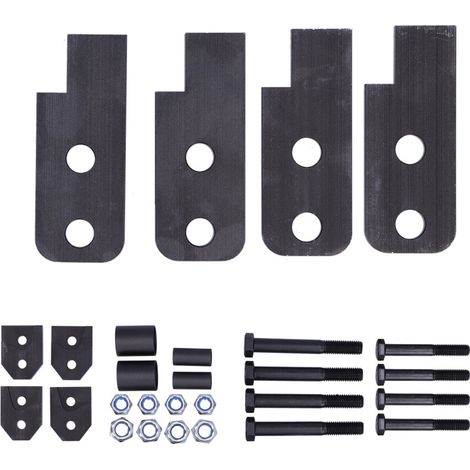 Bausatz aus Kohlenstoffstahl mit 2-Zoll-Höherlegungsplatten für Vorder- und Hinterachse von Yamaha Rhino 450/660/700 ATVs