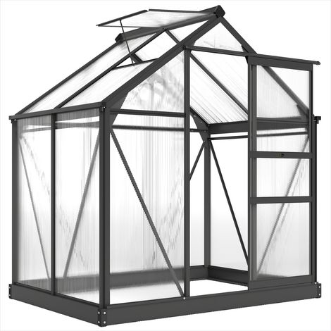 Serre de jardin 190 x 132 x 201 cm polycarbonate résistant UV (1/5)