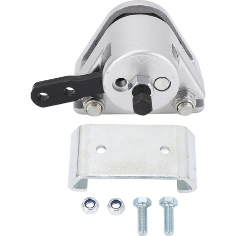 Ortviai Étrier de Frein Mécanique avec Plaquettes et Support en Métal pour Karting Manco 9598/9597 – Argent (1/5)