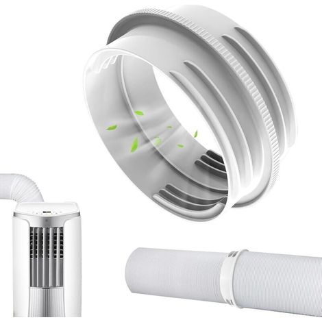 Tuyau Climatiseur Mobile Adaptateur Clim Fenetre, 130 mm intérieur/150 mm Extérieur, Raccord de Tu-yau d'échappement de Climatisation, Adaptateur de Tuy-au D'échappement pour Climatisation (1/5)