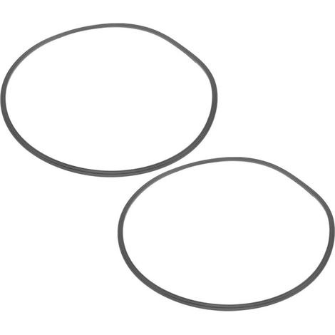 Anneaux de Base Tabourets pour Antidérapants Ronds en Caoutchouc et Protège-Pieds Noir, 2pcs, Joint Solide Résistant Vieillissement Bar de Chaise (1/5)