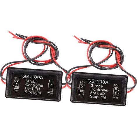 Contrôleur de Flash Stroboscopique pour Feu Arrière Moto et (1/5)