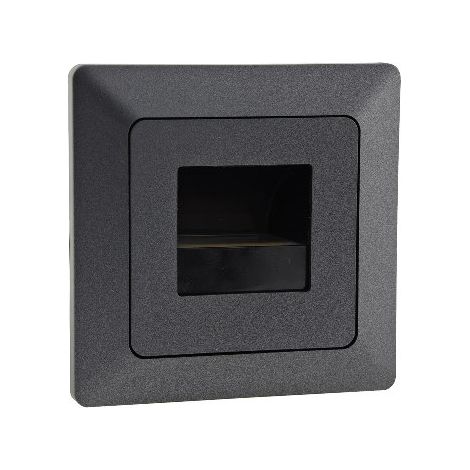 MILOS Treppen Einbauleuchte, LED, 1,5W, Grau Anthrazit (1/5)