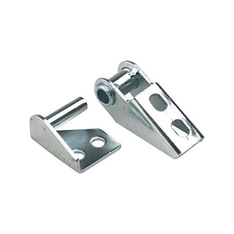 Charnière complète 100 x 40 mm – 2 pentures métalliques + axe robuste et goupille de sécurité – Fixation optimale pour remorques - URR250