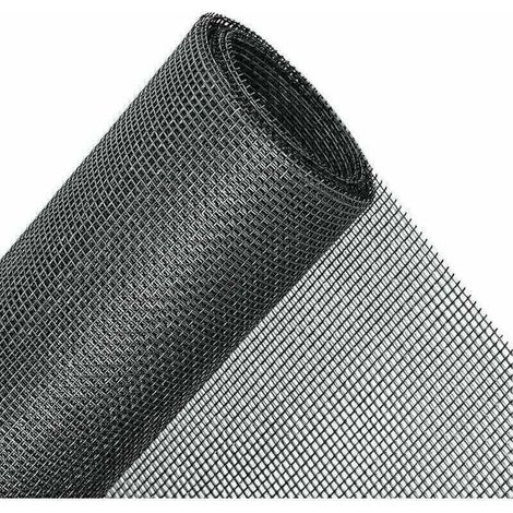 Moustiquaire adhésive découpable sans perçage (noir, 150 x 200 cm) (1/4)