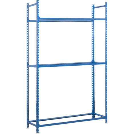 Estantería metálica sin tornillos SIMONAUTO de 3 estantes (200x90x40cm) AZUL