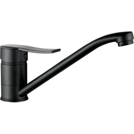 Rubinetto per lavabo da appoggio nero MADERA (1/2)