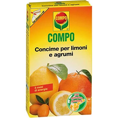 Concime per Limoni e Agrumi Ornamentali Compo 500 gr (1/4)