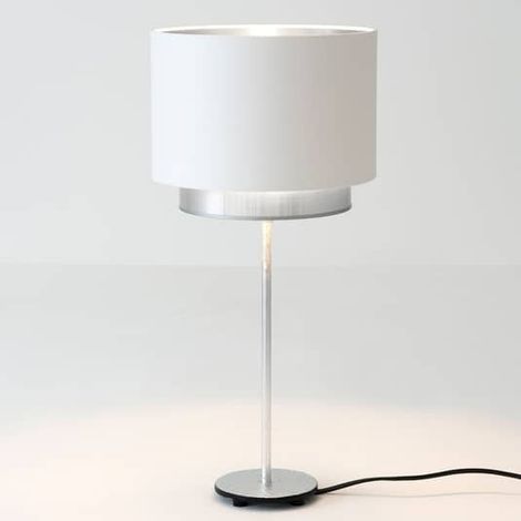 [NEUWERTIG] B-Ware Holländer Tischleuchte Mattia Tischlampe Leselampe Lampe Leuchte Nachttisch Weiß (1/2)