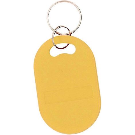 NFC-Schlüsselanhänger 13,56 MHz M1 S50 1K UID 0 7-Byte-Block wiederbeschreibbar – 100er-Packung – Gelb