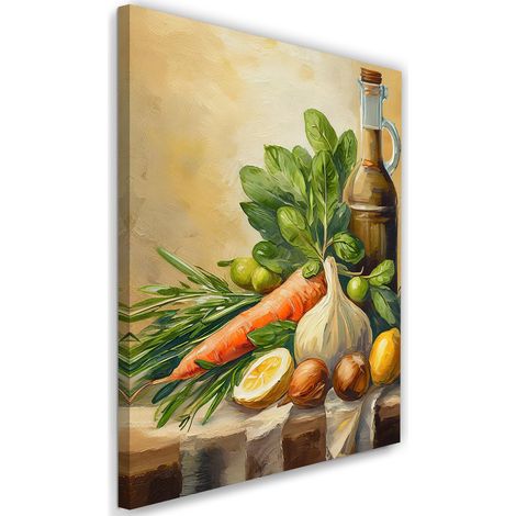 Tableau déco Fruits Légumes Alimentation 70x100 (1/5)