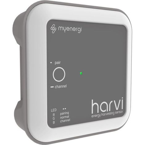 myenergi Funk-Leistungsmesser harvi, 3 Stromeingangskanäle, 230V, 86x86x25,5mm, HARVI-65A3P