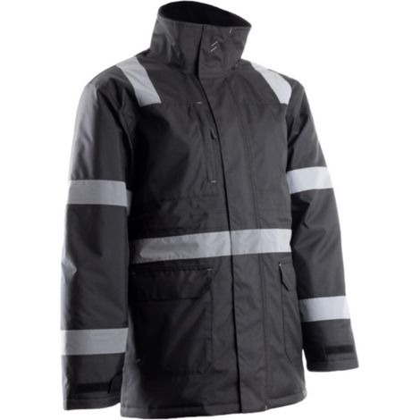 Parka de travail imperméable SECURITE - Noir M - 44/46 (1/4)