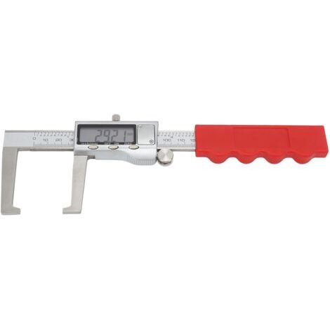 FOREHILL Micromètre pour rotor de frein à disque Unité de fractions métriques en pouces Écran LCD 0-150 mm Outil de mesure universel de haute précision (1/4)