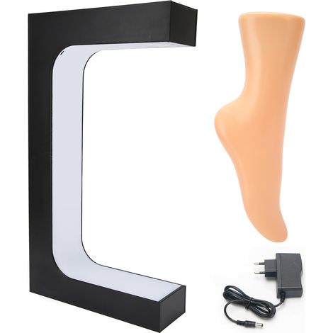 Support d'affichage de chaussures lévitantes avec contrôleur LED RVB PWM, rotation automatique, présentoir flottant pour baskets, bureau, magasin, famille, prise UE 100-240V (1/5)
