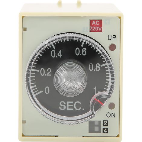 Minuterie temporisée avec bouton de réglage, boîtier en polycarbonate anti-interférences ST3PA B, 220 V CA, 50/60 Hz (1/5)