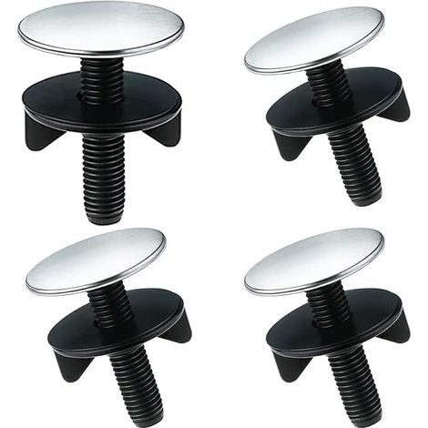 4 Pièces Acier Inoxydable Robinet Trou Couvercle, Bouchon De Trou De Robinet D'Évier, Robinet Trou Couvercle, Couvercles De Trou d'Évier De Cuisine, Pour D'Évier De Cuisine Et De Salle De Bain (1/5)