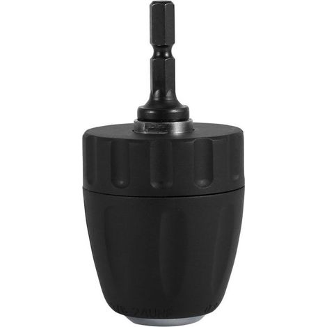 Schraubendreherfutter, Schnellspannbohrfutter 0.8–10 mm 3/8 Zoll-24UNF mit 1/4-Zoll-Sechskantaufnahme, Bohrzubehör (1/5)