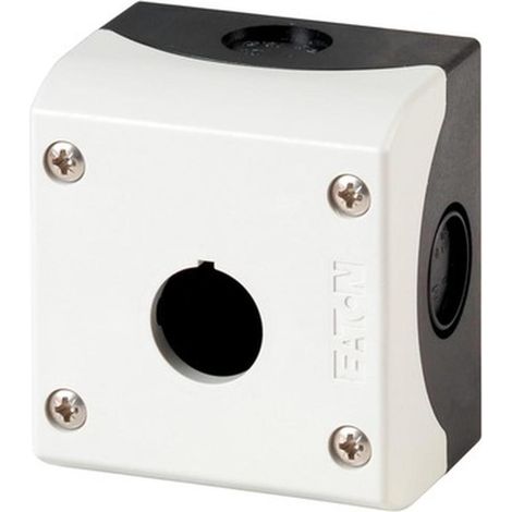 Eaton M22-I1 216535 Aufbaugehäuse 1 Einbaustelle, für Bodenbefestigung (Ø x H) 22 mm x 80 mm Anthra (1/5)