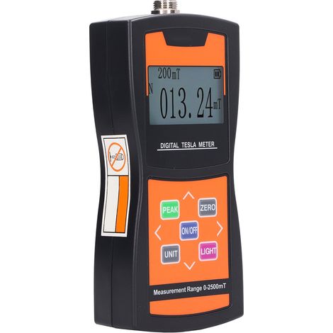 Magnetfeld-Detektor mit digitaler Anzeige, Gaussmeter, automatischer Bereichswahl und automatischer Abschaltfunktion (1/5)