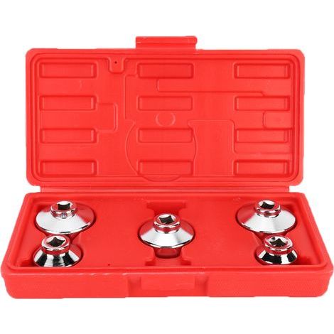 Set of 5 Universal Oil Filter Removal Sockets - Automotive Breakdown Tools (1/5)