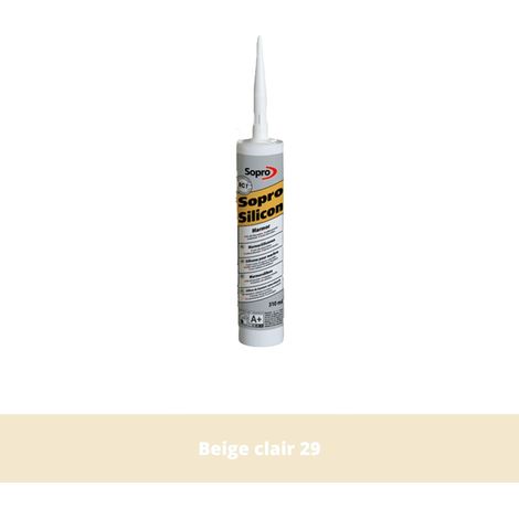 Mastic silicone pour pierre naturelle - Beige clair 29 - 310 ml (1/3)