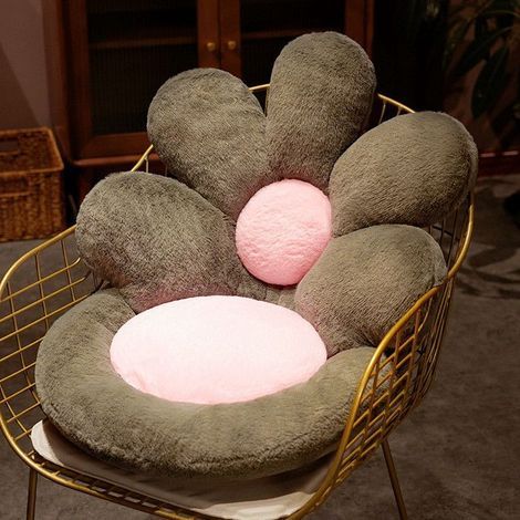Tournesol Chair Cushion - 50x50 cm - Grey - Comfortable & Non-Slip